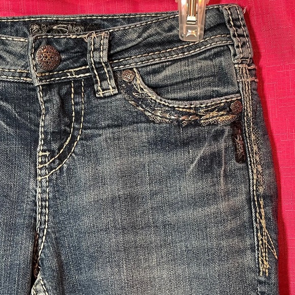 SILVER JEANS CO. SUKI LOW RISE BOOTCUT SIZE 25 - Picture 9 of 15